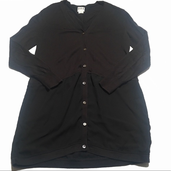 Haute Hippie Sweaters - HAUTE HIPPIE Black Button Cardigan Size Small